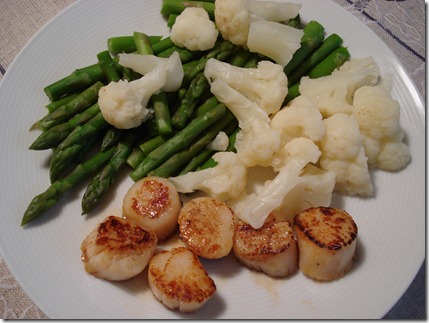 pan-seared sea scallops