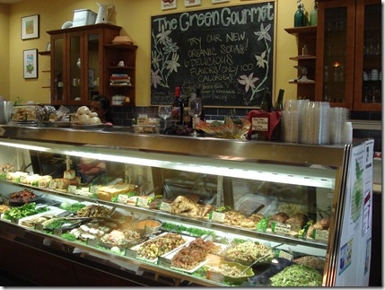 green gourmet counter